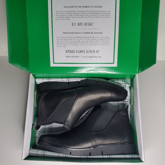 COUGAR Women’s SASS Waterproof Pull-on Ankle Bootie Size 10 Black - Picture 6 of 6